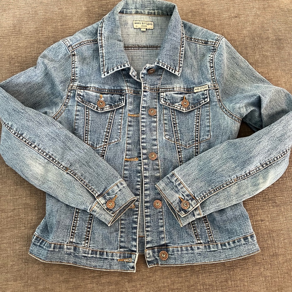 Max Studio Jean Jacket Medium
